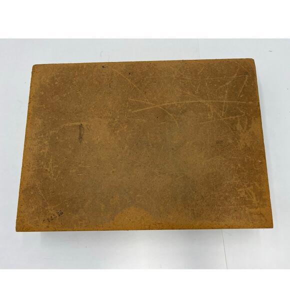 Antique Vintage Wooden Silverware Flatware Chest Blue Fabric Lined Storage Box - Picture 7 of 10